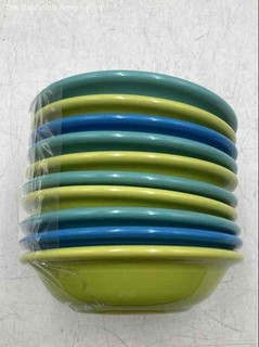Fiestaware Multicolor Ceramic Kitchen Decorative Salsa Shallow Bowls Lot Of 10