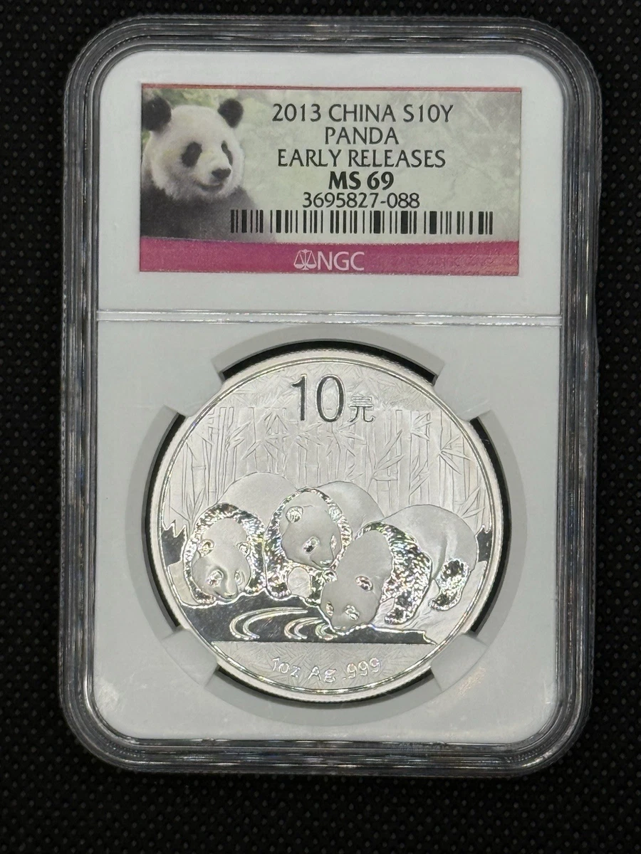 Chinese Panda MS 69 Graded 2013 Silver Bullion Coins for sale | eBay