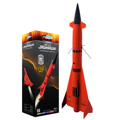 Estes Flying Model Rocket Kit Boxed Pro Jayhawk AQM-37A  EST 9731
