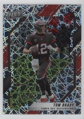 2021 Panini National Convention VIP Gold Pack Lazer Prizm Tom Brady #1 19ft