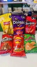 Paquete 6 Botanas Mexicanas –Sabritas, Doritos, Ruffles y Rancheritos de México