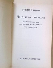 Heloise und Abälard. Gilson, Etienne: