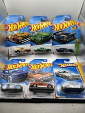 Hot Wheels Lot Of 6 Collectible New Cars. Camaro, Mustang, Plymouth. Box 23 