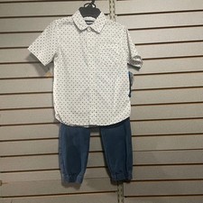 NWTS Tony Hawk Kids Boys Outfit Short Sleeve Shirt Jogger Pants Set Size 7