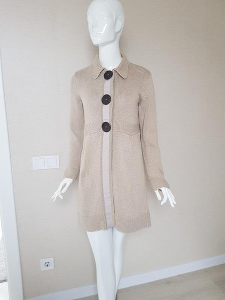 Women Boden Sweater Beige Cotton 36 / S / 44