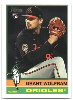 Grant Wolfram RC Topps Heritage 550 Baltimore Orioles 2025