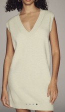 Sunday in Brooklyn Green Sweater Vest Mini Dress, Size L