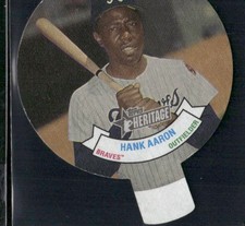 2021 Topps Heritage #20 Hank Aaron 1972 Topps Candy Lids