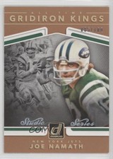 2017 Donruss All-Time Gridiron Kings Studio Series 85/100 Joe Namath #8 HOF 11z5