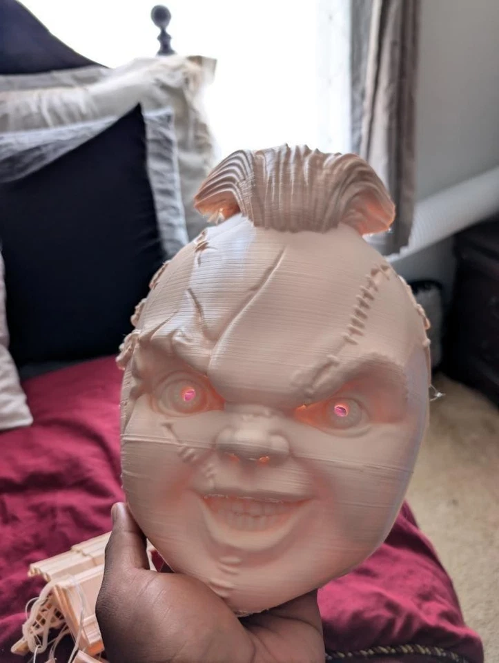 Casco de Cosplay Impreso en 3D de Alta Calidad - Diseño Personalizable para Anime, Juegos Foto 4 de 4