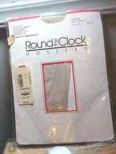 Round The Clock Hosiery Stretch Sheer Control Top Sandal Toe Tall Style 470