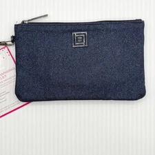 Liz Claiborne Phone Charging Wallet RFID Data Protection Midnight Glitter