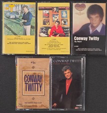 Vintage Conway Twitty Cassette Tape Lot of 5 Country Music Greatest Hits