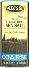 Alessi Mediterranean Sea Salt Coarse 24 Oz Pack Of 6 Natural Culinary Salt