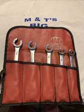 Mac Tools USA 5pc SAE Flare Nut Line Open End Combination Wrench Set 3/8"-5/8"