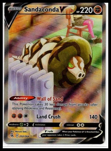 Sandaconda V - Sword & Shield - Fusion Strike 252/264 - NM