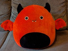 Squishmallows Dante 12" Red Devil Bat Demon Halloween NWT