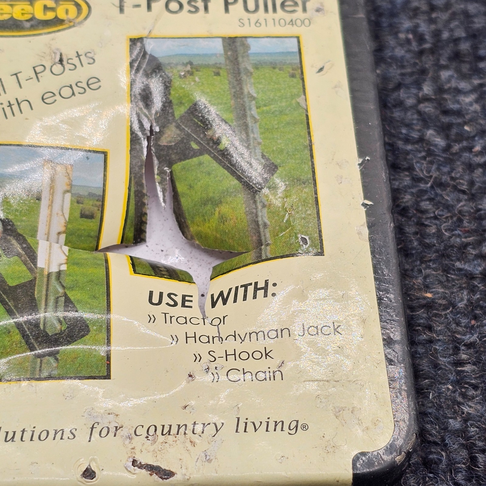 SpeeCo S16110400: T-Post Puller Plate Heavy-Duty Steel Farm & Garden Equipment