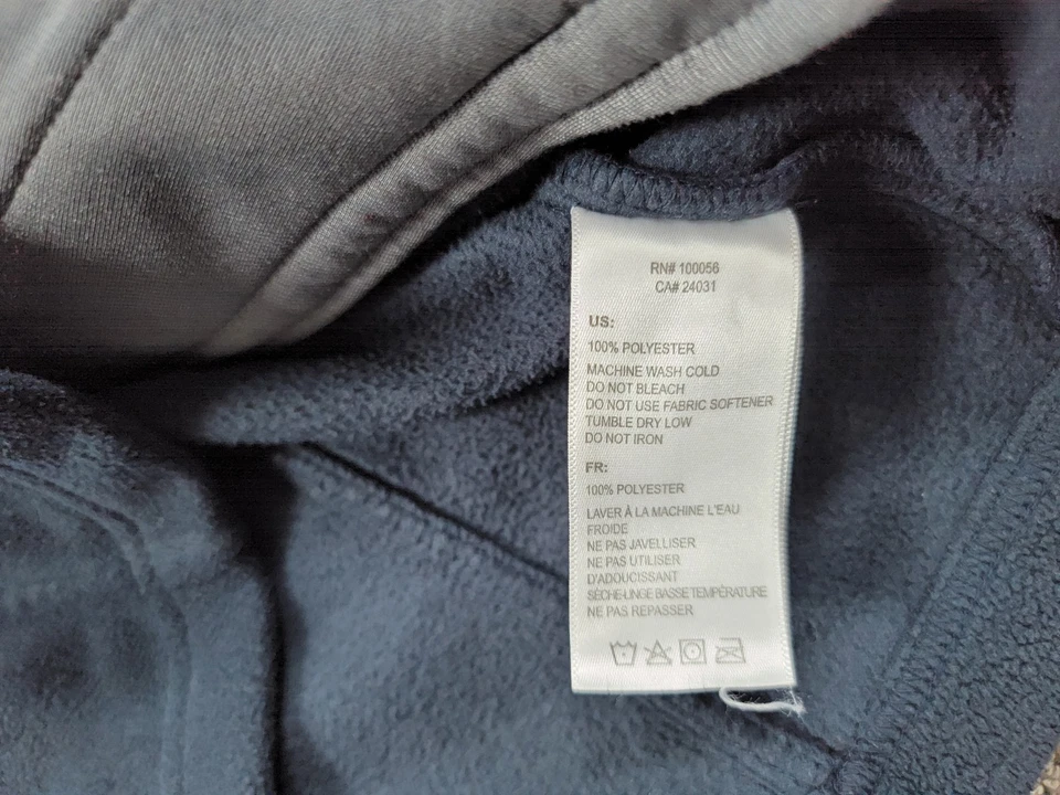 Chick Fil A Oobe Jacket Womens L Large Blue Team Style Full Zip Fleece Employee - Image 4 of 4