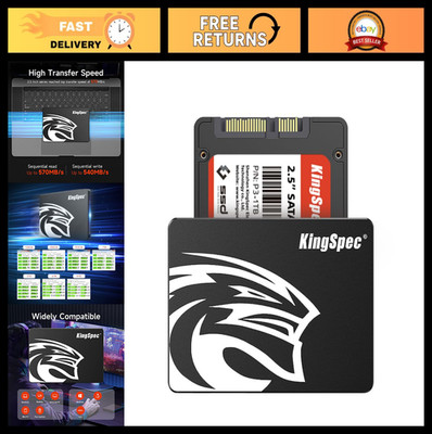 512GB 2.5'' SATA III SSD - 550MB/s Read, 520MB/s Write, 3D NAND Flash, Laptop/Des