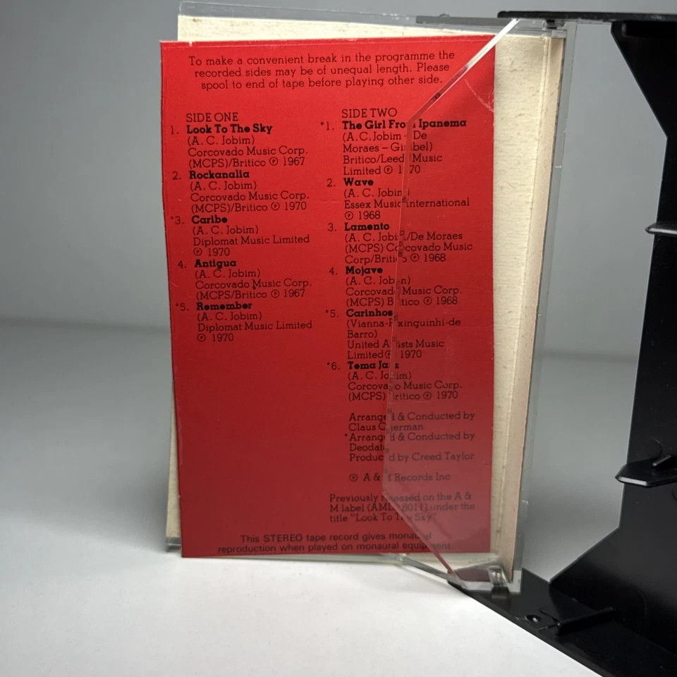 The Girl From Jpanema Antonio Carlos Jobim Cassette Tape - Image 2 of 4