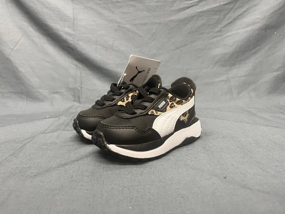 Puma Toddlers Cruise Rider Summer Roar Inf Sneakers Lace Up Black Size 4 NEW! - Image 4 of 4
