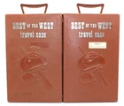Two (2) Marx Johnny West Best of the West Travel Cases in Great used condition