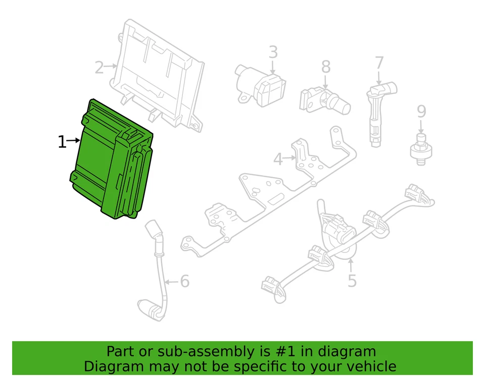 NUEVO MÓDULO DE CONTROL DEL MOTOR GM OEM Chevrolet Sonic Silverado Express Trax 12692201 Foto 4 de 4
