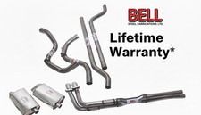 JAGUAR XJ6 SERIE 1 CAMPANA IMPIANTO DI SCARICO COMPLETO ACCIAIO INOX BSSJR023