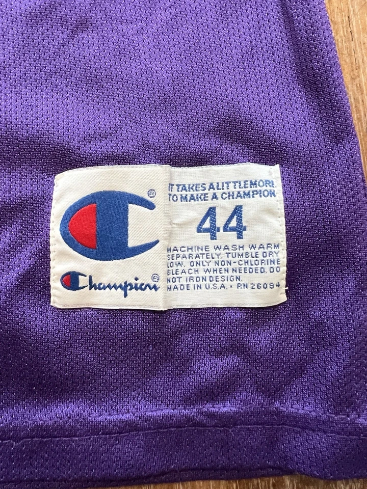 Vtg Phoenix Suns Basketball Jersey Mens Size 44 Champion #34 Charles Barkley NBA - Image 2 of 3