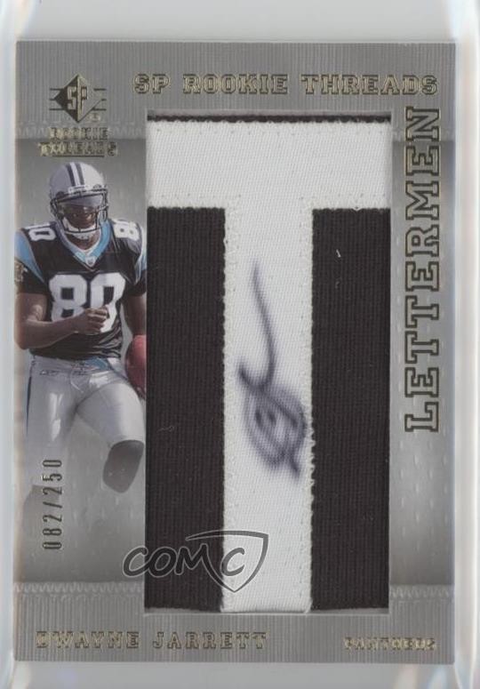 Dwayne Jarrett SP Rookie Threads #151 Letterman-Autograph