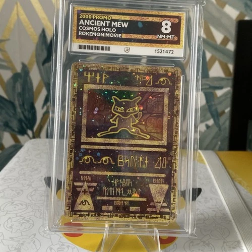 Graded ACE 8 - 2000 - Ancient Mew - Promo - Cosmos Holo - Pokemon Movie