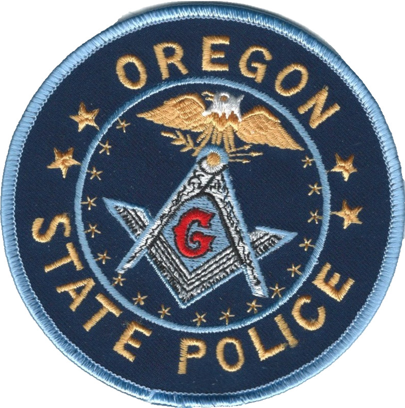 OREGON State Police patch - Masons