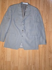 Chaps 46R Light Beige Men's Suit Jacket and Pants Set