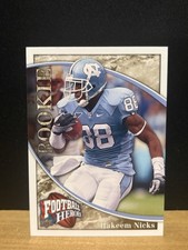 Hakeem Nicks 2009 Upper Deck Heroes Rookie Card #158 North Carolina Tar Heels. rookie card picture