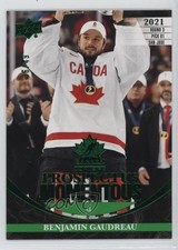 2023 Upper Deck Team Canada Juniors Electric Green 36/49 Benjamin Gaudreau 18nr