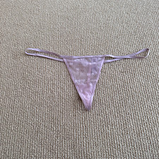 Skims Orchid Logo Mesh Thong, Size 3X NWT
