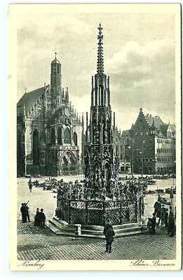 S03-8439, NURNBERG, SCHONER BRUNNEN, ANTIQUE POSTCARD