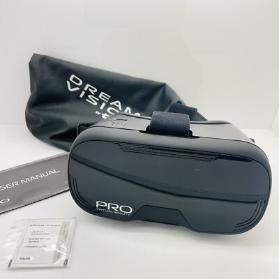 VIRTUAL REALITY HEADSET Tzumi Dream Vision Pro with Bluetooth New No Box Black