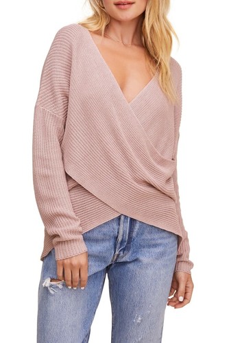 3 button wool sweater