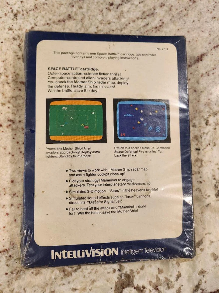 Space Battle Intellivision Sealed NEW - Image 2 of 2