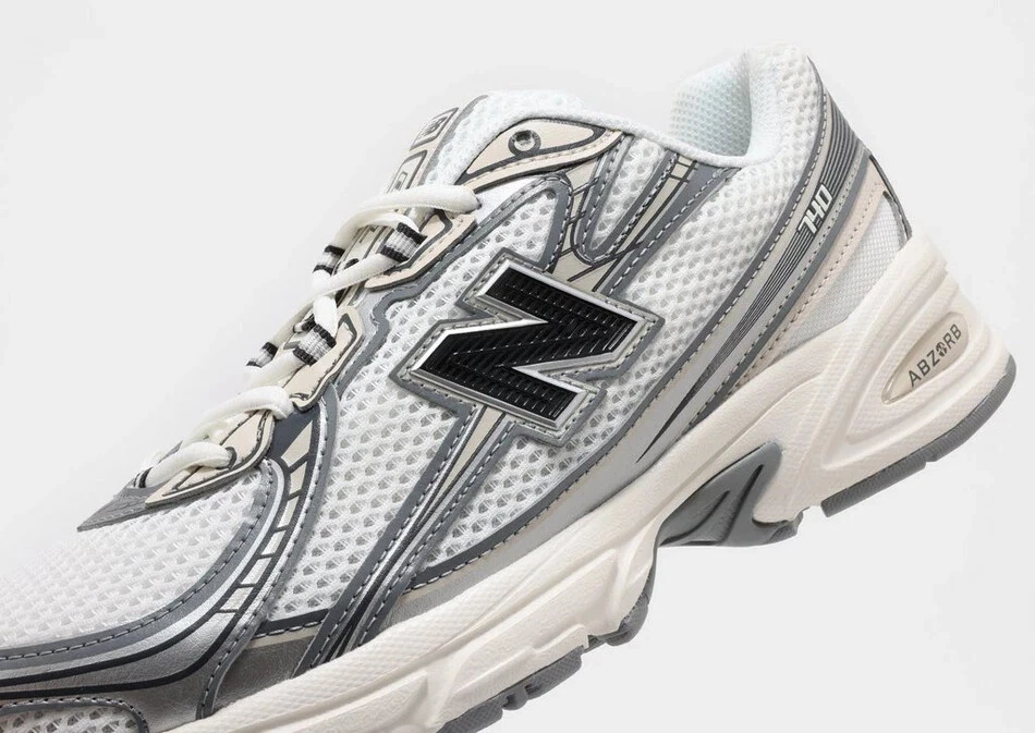Scarpe Da Donna New Balance 740 Trainers Sea Salt E Silver - Immagine 4 di 4