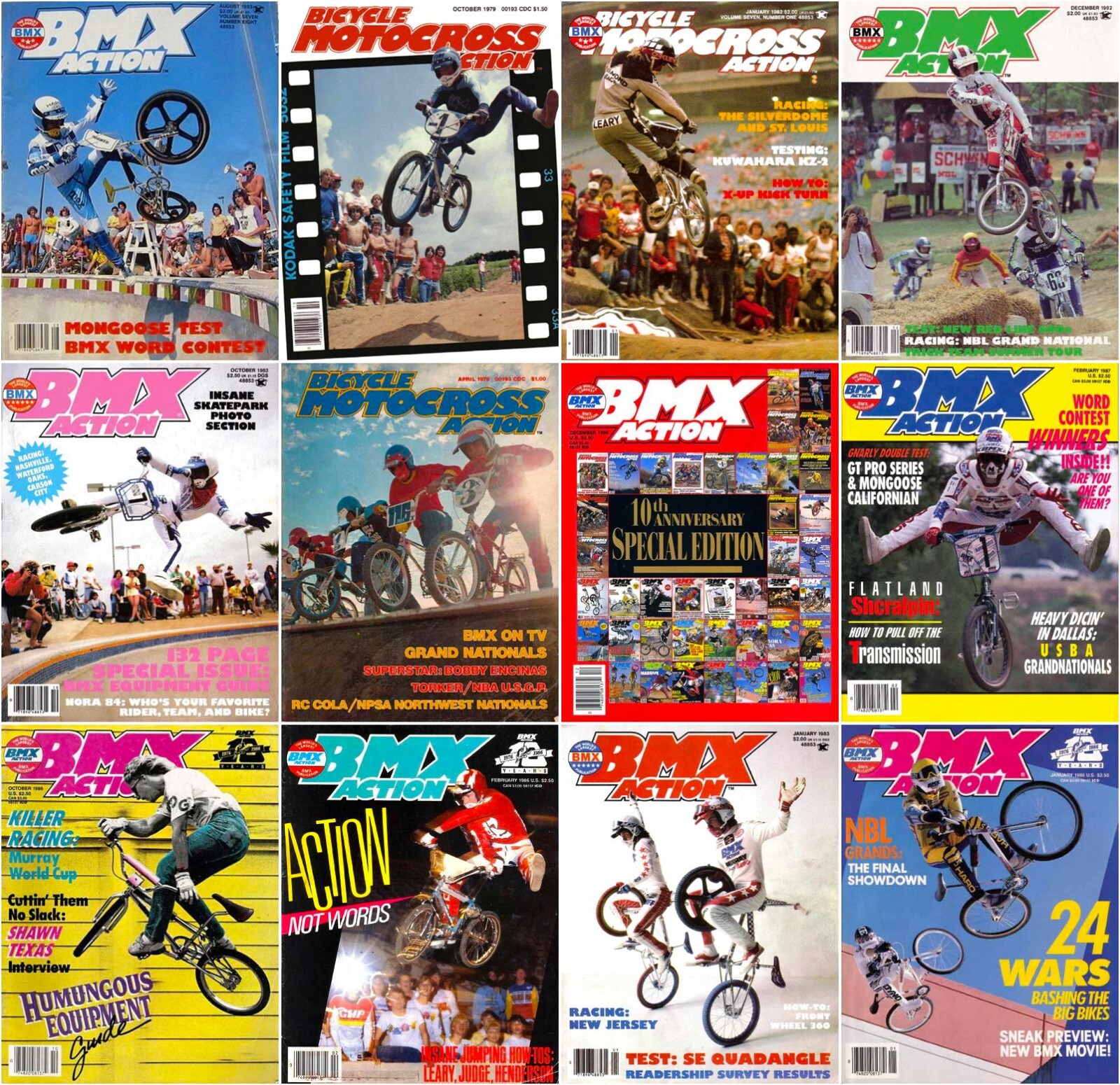 100+ BMX Action & Bicycle Motocross Magazine's (DVD) *BONUS* Go Freestylin' Bike