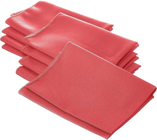 "Servilletas de popelín de poliéster de 18"" x 18"" - servilletas rectangulares lisas (elige un color) - Imagen 8 de 37