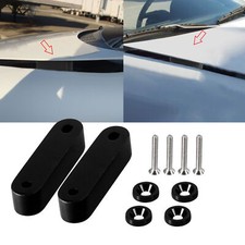 Hood Vent Spacer Riser Kit Aluminum Billet For Honda Civic Acura Black
