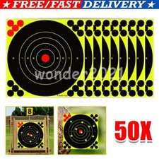 50 Splatter shot Target 8" Shoot rifle pistol reactive air targets N C 8 TYPE'B'