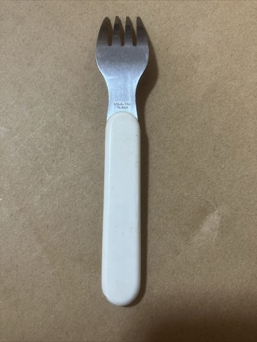 Vintage Little Mermaid Collector Cereal Bowl Disney Zak Designs Melamine + Fork - Picture 5 of 5