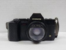 Chinon CP-7m SLR 35mm Film Camera  Auto Chinon 1:19 50mm Lens Untested / AS-IS