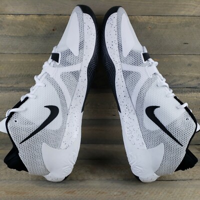 Nike Zoom Freak 1 Men's Basketball Shoes White/ Black Sz 18 NEW
