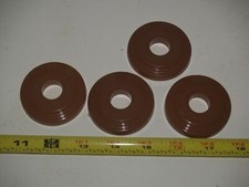 Set Of 4 Escutcheon Plates 1934-1941 Mopar Chrysler Dodge Desoto Esc4 Tanbeige